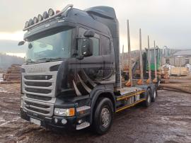 Houtsleepwagen Scania R450 | Vervoer- en manipulatietechniek | Houtbewerkingsmachines | Tartak Drewbud