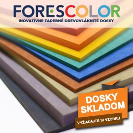 Inovatívne farebné MDF dosky FORESCOLOR